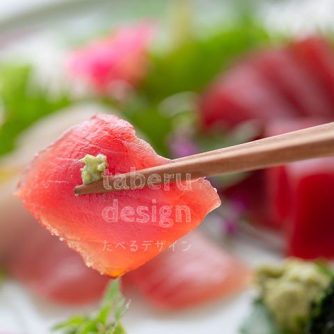 鮪お刺身撮影